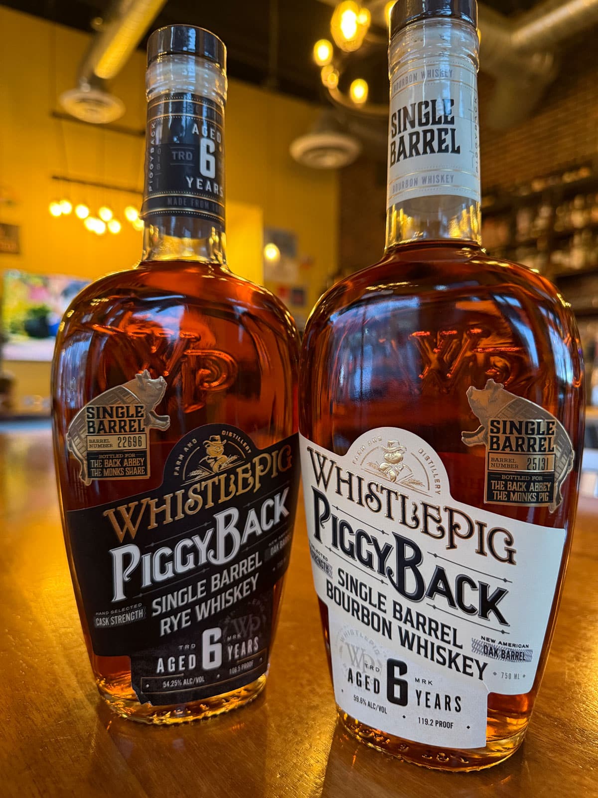 Whistle Pig Piggy Back Bottles